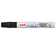 Uni Black Oil-Based Paint Marker Pen 2.8mm Medium Bullet Tip